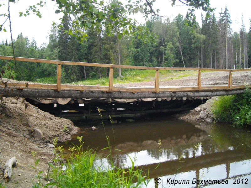 Мост через реку Малиновку