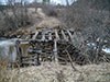Развалины моста через реку Малиновку
