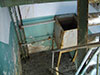Остатки водопровода в башне заброшенной лоцманской станции
