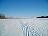 Лыжня на озере Нуйямаанъярви